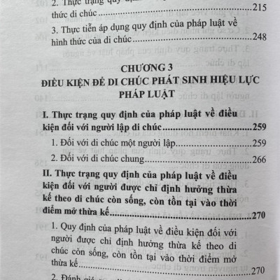 Di Chúc Và Điều Kiện Có Hiệu Lực Của Di Chúc 