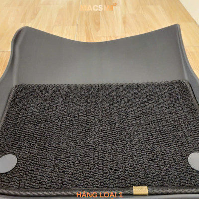 Thảm lót sàn ô tô 2 lớp cao cấp dành cho xe Toyota Veloz / Avanza 2022+ (sd) nhãn hiệu Macsim chất liệu TPE màu đen