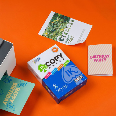 Combo 10 Ream giấy A5 70 gsm IK Copy (500 tờ) - Hàng nhập khẩu Indonesia hàng nguyên thùng tiện lợi hơn