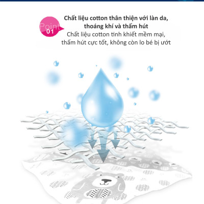 YẾM VẢI TAM GIÁC CHO BÉ CÓ NÚT BẤM GIỮ TY GIẢ/ CẮN NƯỚU KU2251 - SET 2 CÁI (MÀU HỒNG)