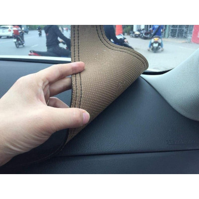 Thảm taplo da vân carbon cao cấp xe Vinfast Fadil 2019-2023