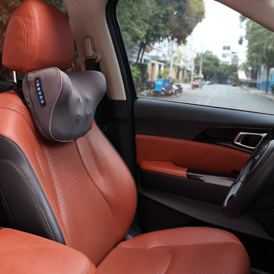 Gối Tựa Đầu Lót Lưng Cao Su Non Đa Năng Massage Xoay 2 Chiều Hồng Ngoại Tích Điện Hẹn Giờ CIND ZQ002 Chống Đau Mỏi Vai Gáy Cột Sống, Sử Dụng Trên Ô Tô Văn Phòng