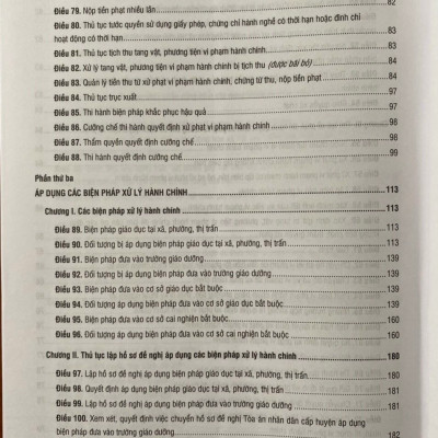 Chỉ dẫn tra cứu và áp dụng pháp luật về xử lý vi phạm hành chính  (được sửa đổi, bổ sung năm 2020) - Quyển 1 