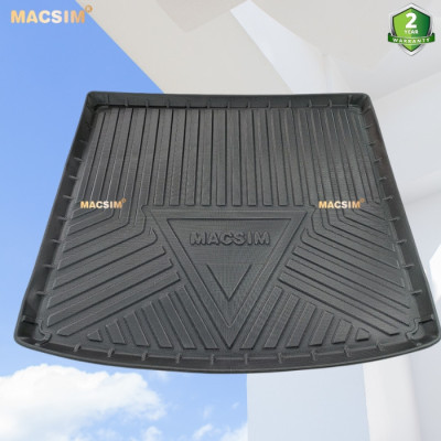 Lót cốp xe ô tô (qd) Porsche Cayenne 2018-2022 chất liệu TPV thương hiệu Macsim màu đen
