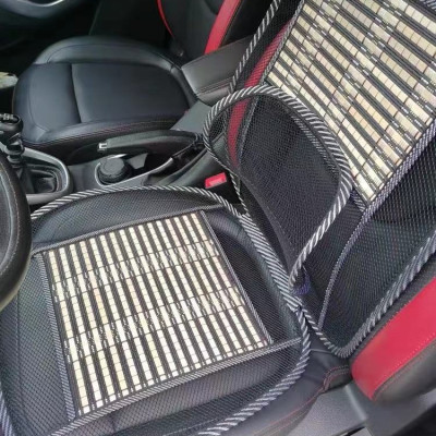 Lót ghế lưới trúc thoáng mát, massage chống đau mỏi cho xe ô tô
