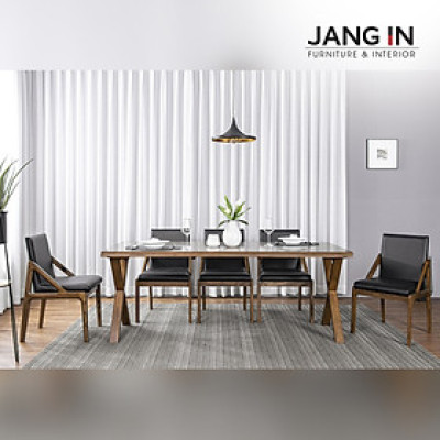 Bộ Bàn Ăn Forest 6 Chỗ Ghế 3 + Ghế Dài Jang In