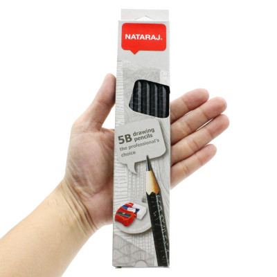 Hộp 12 Bút Chì Vẽ 5B - Nataraj