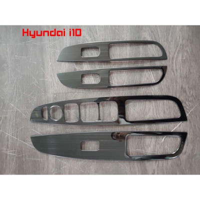 Ốp Nội Thất cho Xe Hyundai Grand i10 2014- 2020 số sàn, Hàng Titan cao cấp