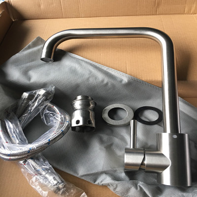 (TẶNG KÈM DÂY CẤP) Vòi rửa chén bát nóng lạnh inox sus304 Valenza VT01-áp lực nước lớn, độ bền cao