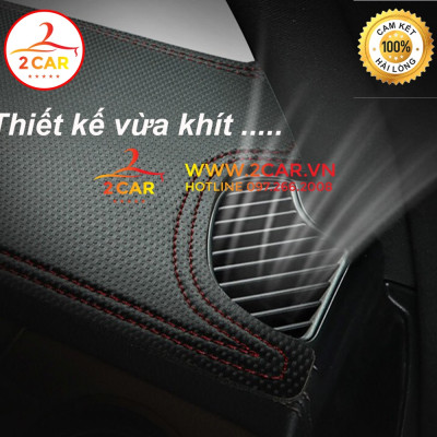 Thảm taplo da carbon xe Hyundai Creta 2022, 2023 chống nóng tốt, chống trơn trượt, vừa khít theo xe, vân cacbon cao cấp