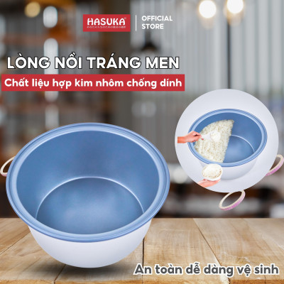 Nồi cơm điện công nghiệp Hasuka HSK-989 với dung tích lớn 5.6L, hiệu suất 1900W nhanh chóng, hiện đại (BH 12 tháng) - Hàng chính hãng