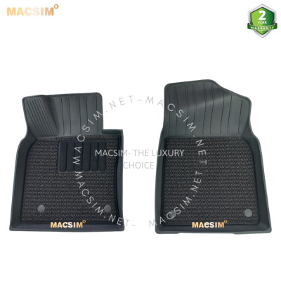 Thảm lót sàn 2 lớp xe ô tô Toyoyta Camry 2025+ Nhãn hiệu Macsim 3W chất liệu nhựa TPE đúc khuôn cao cấp - màu đen