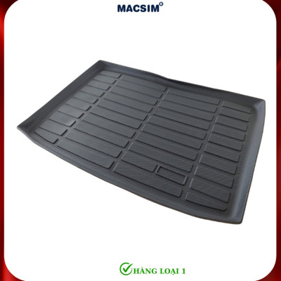 Thảm lót cốp xe ô tô Vinfast VF6 Nhãn hiệu Macsim chất liệu nhựa TPE cao cấp màu đen