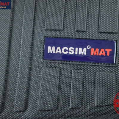 Thảm lót cốp xe ô tô Audi A5 2012-2017 nhãn hiệu Macsim chất liệu TPV cao cấp màu đen (191)