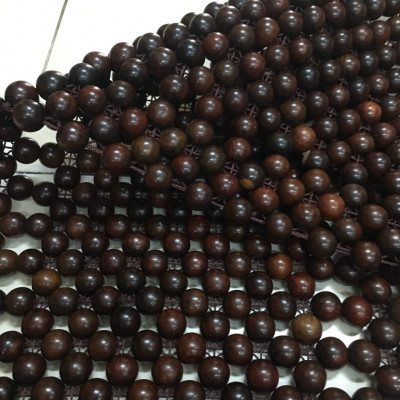 Đệm Lót Ghế Xe Ô Tô Hạt Gỗ Mun Cao Cấp Hạt 18ly ( Mian.vn )