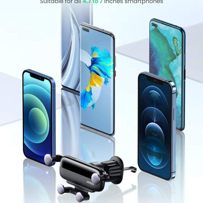 Ugreen UG10996lp313TK xoay 360 độ Màu Đen Giá đỡ điện thoại trên ô tô - HÀNG CHÍNH HÃNG
