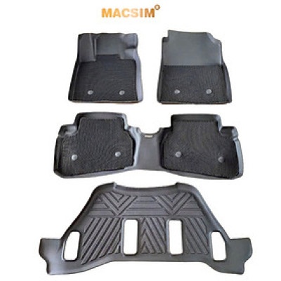 Thảm 2 lớp (sd3) dạng lưới lục giác cho Honda BRV 2022+ bề mặt cao su siêu sạch nhãn hiệu Macsim