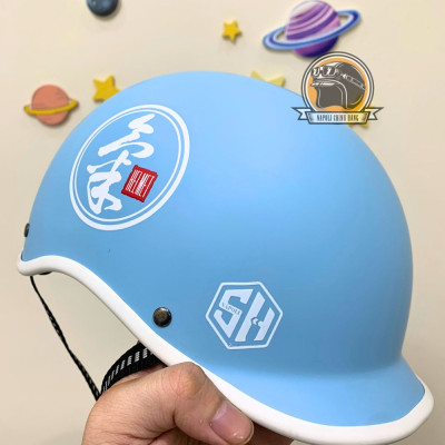 Mũ Bảo Hiểm Napoli Nửa Đầu [CHÍNH HÃNG] [FREESHIP] - Nón Bảo Hiểm Napoli 1/2 N08 - Đủ Màu - Freesize