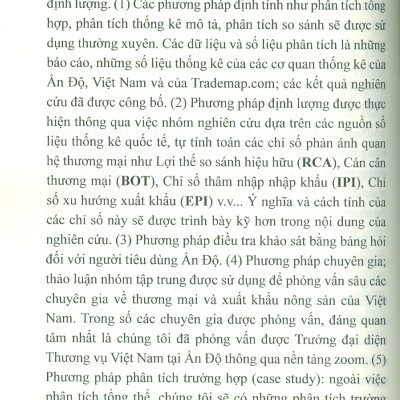Thúc Đẩy Xuất Khẩu Hàng Nông Sản Của Việt Nam Sang Thị Trường Ấn Độ (Sách chuyên khảo) -  PGS. TS. Nguyễn Xuân Trung chủ biên 