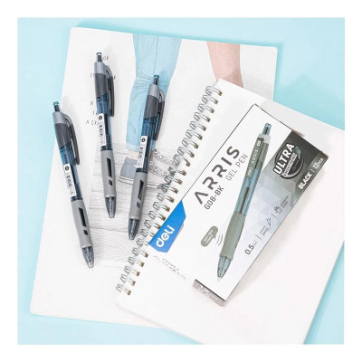 Bút Gel 0.5 mm - Deli EG08-BK