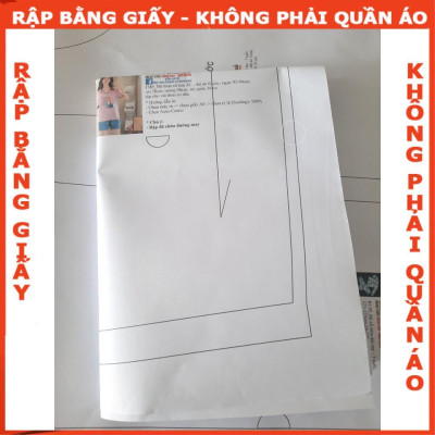 Rập giấy A0 đầm bé gái 
mã R122 (BẢN VẼ)