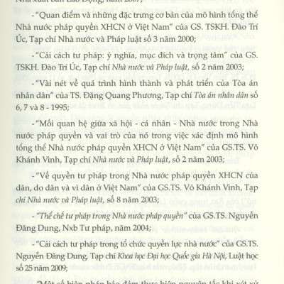 Hệ Thống Toà Án Việt Nam Trong Điều Kiện Xây Dựng Nhà Nước Pháp Quyền