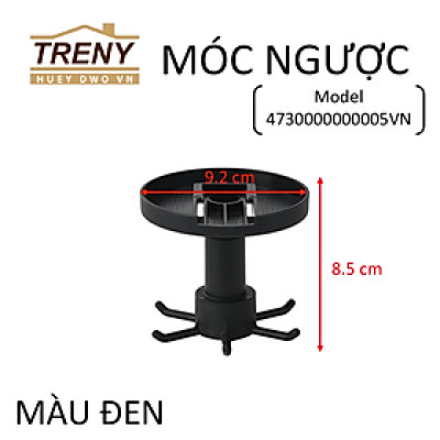 Móc treo trần thích hợp treo ở các trần tủ - trần bếp - hộp bàn - treo được nhiều đồ và không chiếm nhiều diện tích - Màu đen - Màu trắng - Màu xám