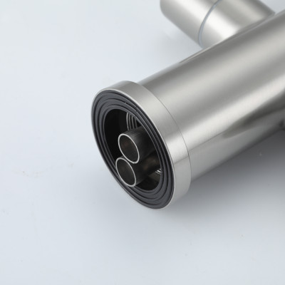 VÒI BẾP CAO CẤP 3 ĐƯỜNG NƯỚC TÍCH HỢP RO NHẬP KHẨU NGA GAPPO G4399-75 CẦN MỀM ĐẦU CHỤM LOE MÀU INOX - HÀNG CHÍNH HÃNG