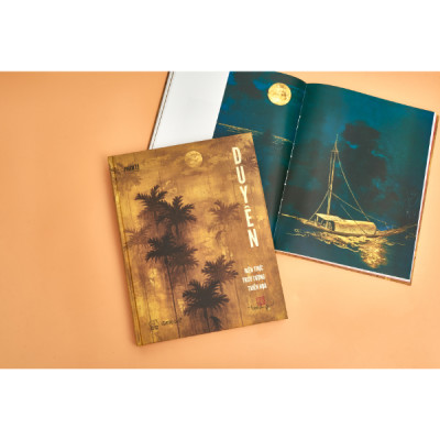 (Bìa cứng – in màu) DUYÊN: Hiện thực, Trừu tượng, Thiền họa - Phạm Lê (chủ biên) – Omega Plus