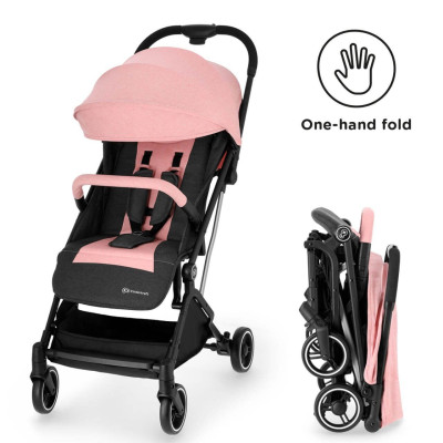 Xe đẩy Kinderkraft INDY cho bé từ 0 tháng tuổi đến 15kg - Màu Hồng - Hàng chính hãng