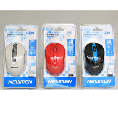 Chuột quang không dây NEWMEN 2.4GHz 5 nút điều khiển F430 (giao màu ngẫu nhiên) - Hàng Chính Hãng