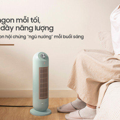 Máy Sưởi Ấm Gốm Bear DNQ-C20B1 Không Làm Khô Da Công Suất 2000W - Hàng Chính Hãng