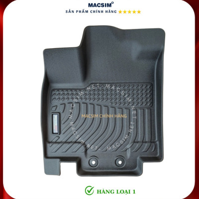 Thảm lót sàn xe ô tô Infiniti QX60 2022+ Nhãn hiệu Macsim chất liệu nhựa TPE cao cấp màu đen