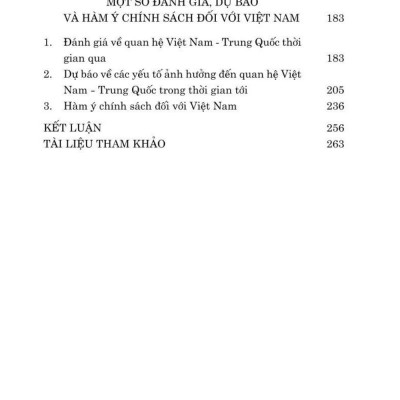 Quan hệ Việt Nam - Trung Quốc giai đoạn 2017 -2022 : Những điều chỉnh chính sách của Trung Quốc và hàm ý đối với Việt Nam