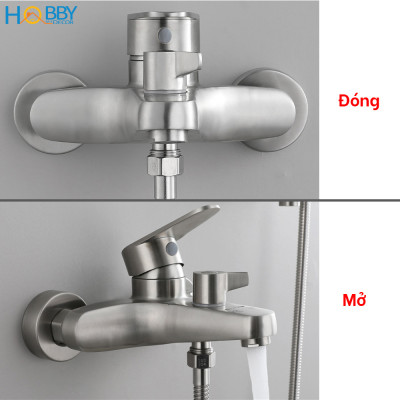 Củ sen gật gù nóng lạnh inox 304 đa năng Hobby Home Decor CSNL2