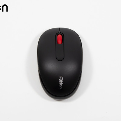 Chuột không dây Fuhlen M01s Pin trâu, siêu nhạy, bảo hành Ninza 24 tháng, tặng kèm pin- Hàng chính hãng