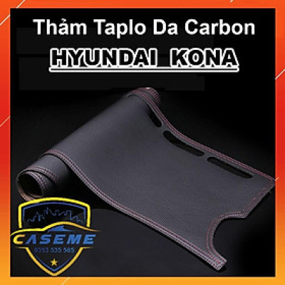 Thảm Taplo Da Vân Carbon Xe Hyundai Kona cao cấp có chống trượt