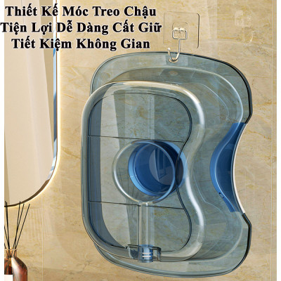 Chậu Gội Đầu Tại Giường KUNBE Dành Cho Người Bệnh, Người Già, Bà Bầu Và Trẻ Em, Bản Nâng Cấp Có Đệm Lót TPE Đầu Và Gáy, Ống Thoát Nước Đầu Cao Su Chống Rò Nước