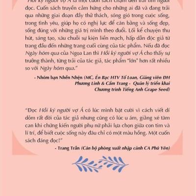 Hồi Ký Người Vợ Á (Dựa Trên Câu Chuyên Có Thật Về Một Nàng Dâu Việt Ở Trời Tây)