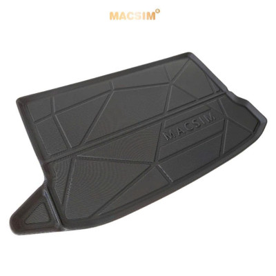 Thảm lót cốp xe ô tô (qd) Huyndai Kona 2018+  nhãn hiệu Macsim chất liệu TPV cao cấp màu đen