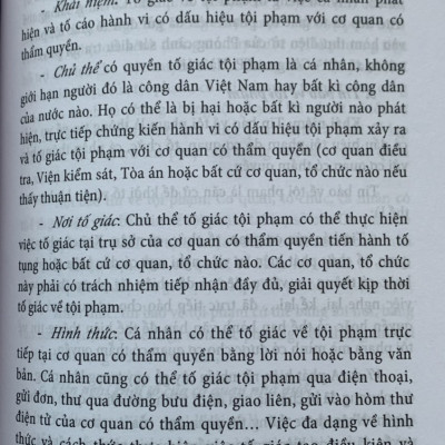 Hướng dẫn môn học Luật tố tụng hình sự