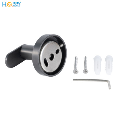 Móc treo đồ quần áo inox 304 sơn xám mẫu khoan Hobby home decor MT1X