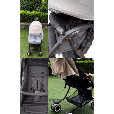 Xe đẩy trẻ em gấp gọn đẩy 2 chiều Belecoo Travel 2 chiều 3 tư thế siêu nhẹ, xe nôi đa năng gấp gọn cho trẻ sơ sinh từ 0-5 tuổi