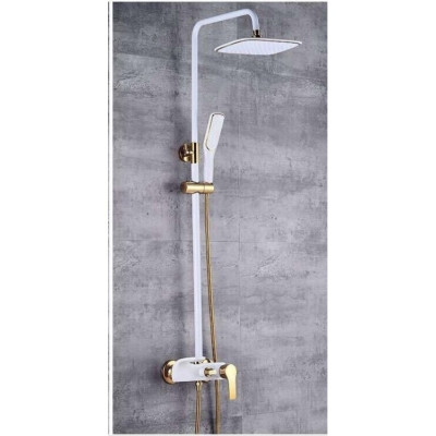 Sen cây tắm nóng lạnh trắng ánh vàng GS6607T, đẹp sang trọng quý phải, bền bỉ với thời gian