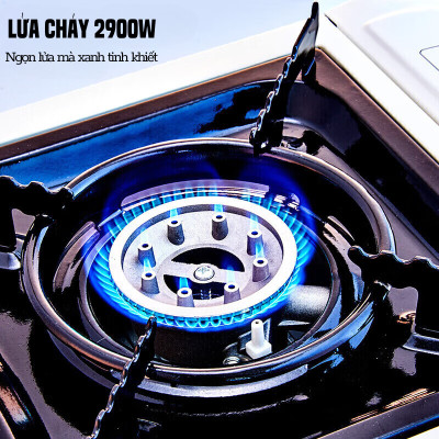 Bếp ga mini cao cấp chống gió Suncojia, tiết kiệm ga công suất 2900W, kèm hộp đựng/ Hàng chính hãng