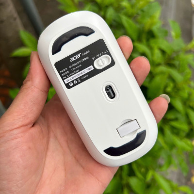 Chuột Không Dây Chính Hãng ACER OMR050 - Bluetooth 5.0 + Wireless 2.4G - Pin sạc Type-C - Chống ồn Dùng Cho Máy Tính Bảng SamSung Tab , iPad, PC, laptop , MacBook, Điện Thoại Smartphone - Hàng Chính Hãng