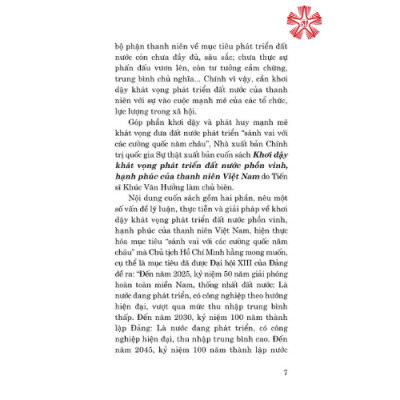 Khơi dậy khát vọng phát triển đất nước phồn vinh, hạnh phúc của thanh niên Việt Nam (bản in 2023)