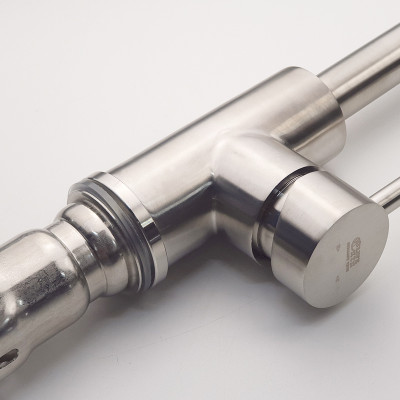 Vòi rửa chén nóng lạnh Inox SUS 304 Eurolife EL-T001 (Trắng bạc)