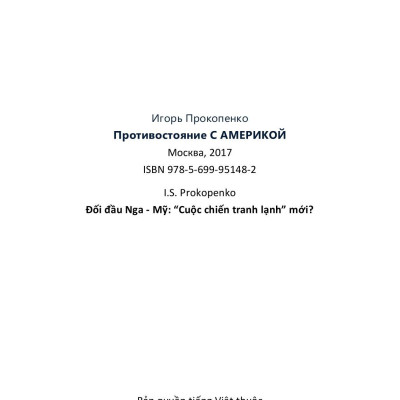 Đối Đầu Nga-Mỹ - "Cuộc Chiến Tranh Lạnh Mới"?