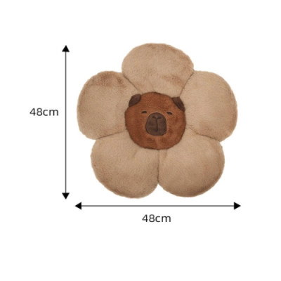 Tựa Đầu Tựa Lưng Ghế Oto Hình Capybara Hottrend, Tựa Ghế Trang Trí Cute Mặt Capybara Nghộ Nghĩnh - Hàng Chính Hãng MINIIN